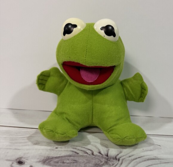 Other - Vintage 1987 Jim Henson Associates Baby Kermit the Frog Plush Animal 7"
